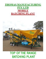 Thomas Manufacturing Mobile Batching Plant